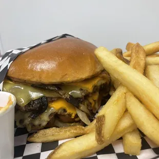 Mushroom Swiss Burger