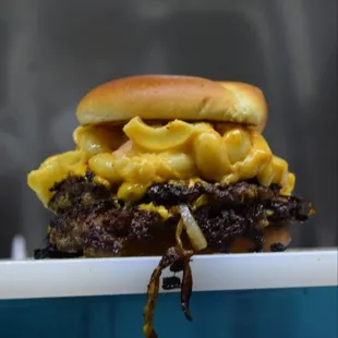 Double mac burger
