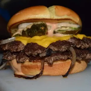 Double smash with jalapeno torreado