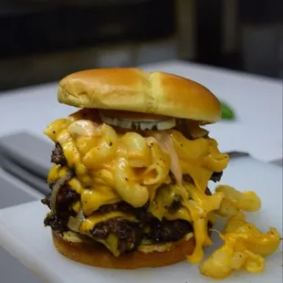 Triple Mac burger