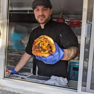 THE CHEF AT WORK ‍