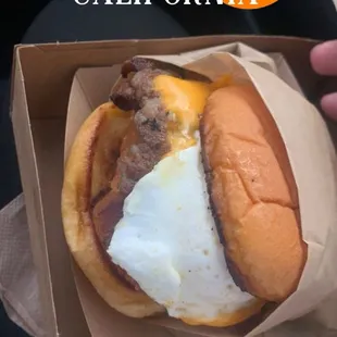 Sausage and Egg Breakfast Sandwich