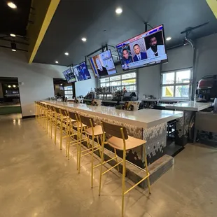 Bar near axe throwing and bowling