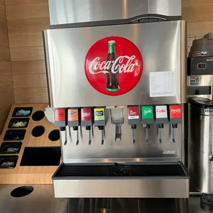 a soda dispenser and a soda dispenser