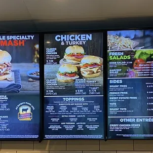 Menu October 2021 They also have a black bean burger for $7.69 it's just not on the menu