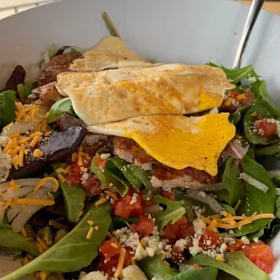 Turkey burger Cobb salad