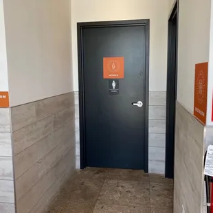 Walked in to another door... to the bathroom