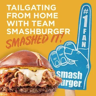 This weekend (1/9-1/10), get a Single Pulled Pork Tailgater for only $6! Hungry for more? Make it a Double for only $2 extra 
#SmashedIt