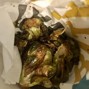 CRISPY BRUSSELS SPROUTS