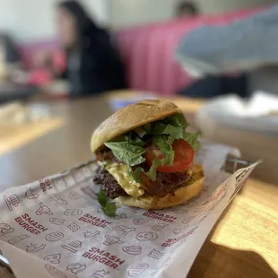 Double Bacon Smash Burger