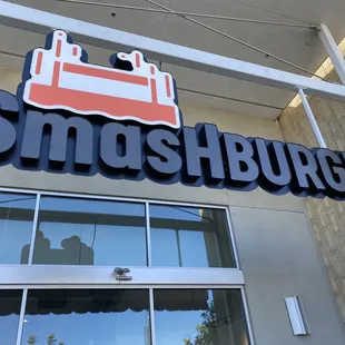 Signage of the storefront