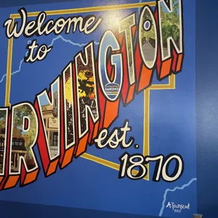 Mural in the dining room