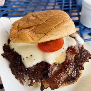 Cheesy Bacon Burger