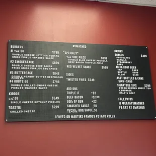 Menus