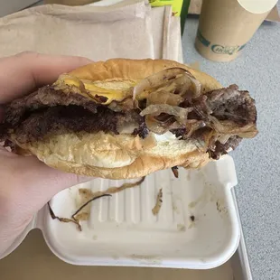 66 burger with truffle aioli