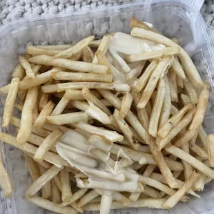 Cheese Crinkle Cut Seasoned Fries la Carte