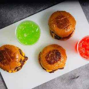 Burgers and more burgers!