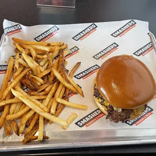 Original smasher and small fries