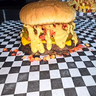 burger, food, burgers
