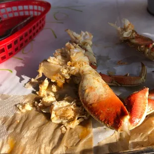 Mushy nasty Dungeness crabs