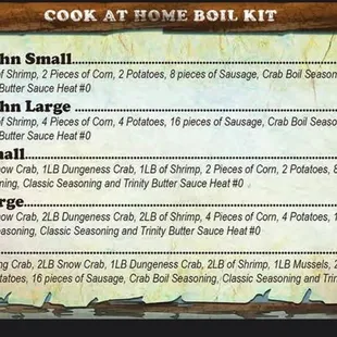 Take home to Make at Home