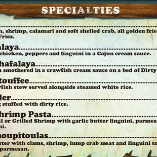 Specialties