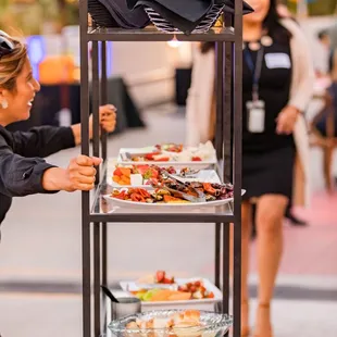 Strolling Charcuterie Display