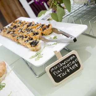 So good! I could eat the whole tray! (signage by me)