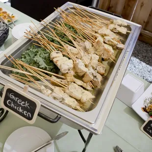 Greek Chicken. So good! (signage by me)