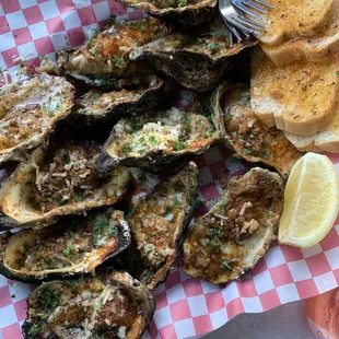 Chargrilled oysters dozen