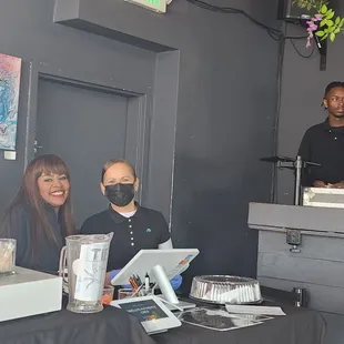 The owner and her staff