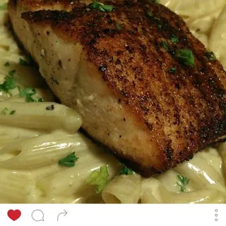 Creole Alfredo fettuccine