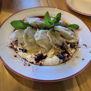 Blueberry Pierogis