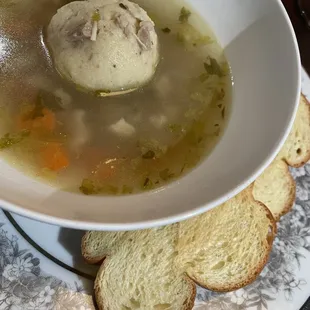 Matzo ball soup
