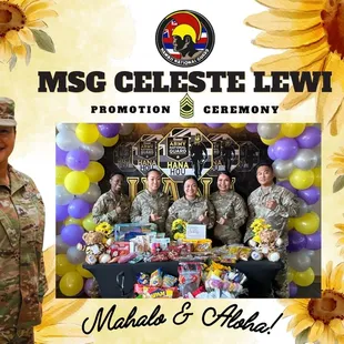 HIARNG Promotion Celebration event!