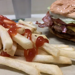 Double bacon cheese