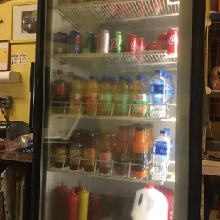 Variety of beverages, also offered, coffee and hot chocolate