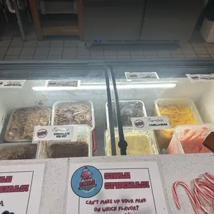 Ice cream flavors