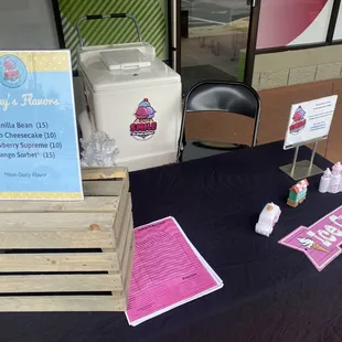SMILE Ice Cream Cart Setup