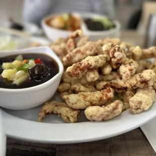 Tangsuyuk - Crispy fried pork with a sweet and sour sauce