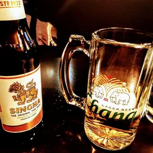 Thai Singha beer