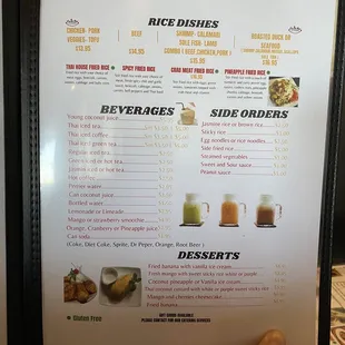 Dinner Menu 4/4 June 2023