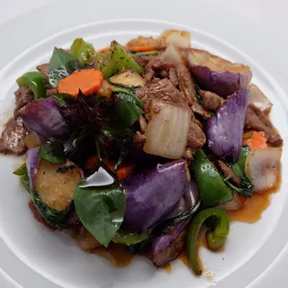 Pad Makhua (Eggplant)