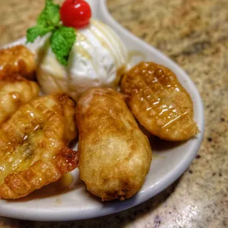 Fried Banana Ice Cream