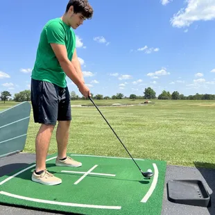 Always try to hit through the ball.