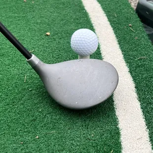 Where range balls go for a ride.