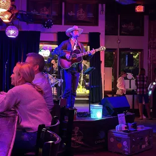 Live music in a relaxed atmosphere