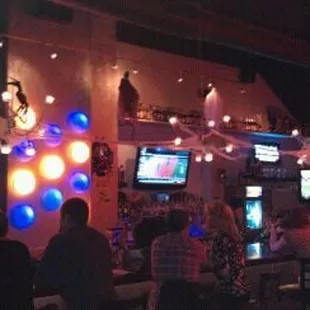 people sitting at a bar