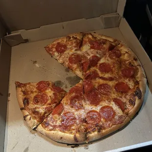 Large pepperoni pizza?