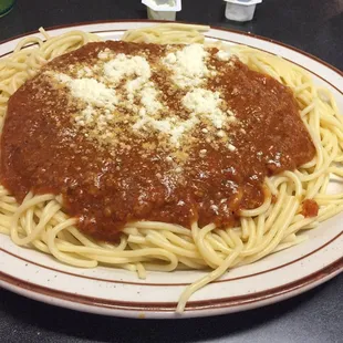 Spaghetti with meat sauce